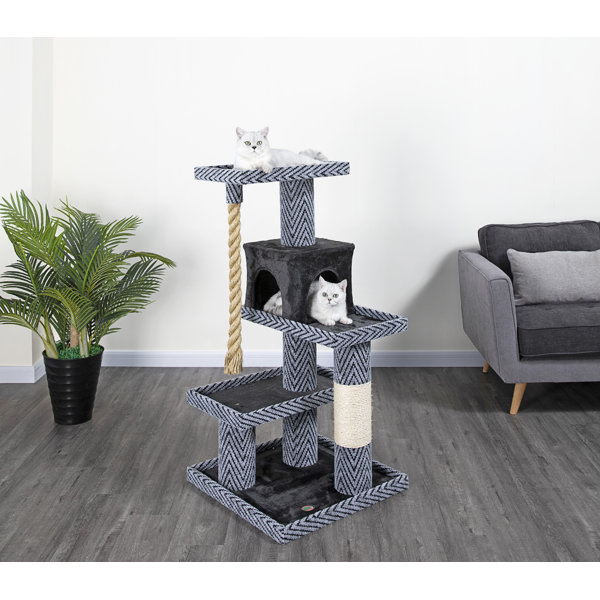 Go Pet Club 50" Sequoia Cat Tree & Reviews Wayfair